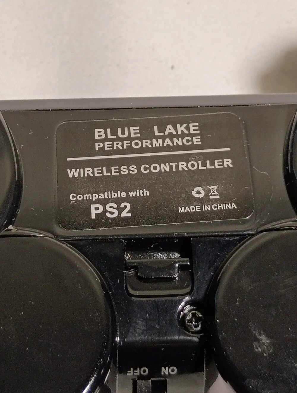 Blue Lake Performance Wireless PS2 Controller - Gamepad ONLY (No Receiver/Dongle